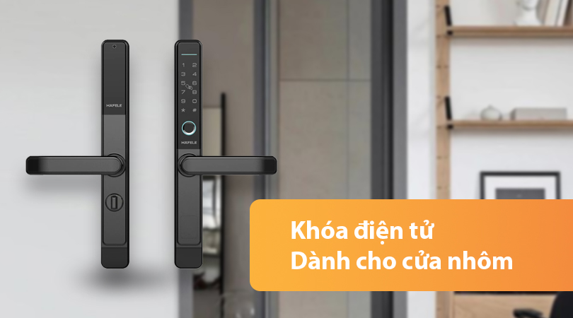 Khóa điện tử dành cho cửa nhôm Hafele DL6600 912.20.145